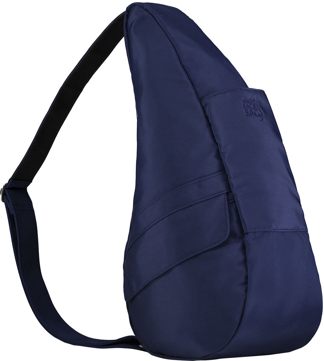 AmeriBag 17" Microfiber Crossbody Sling Healthy Back Bag (Navy)