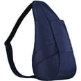 thumbnail image 3 of AmeriBag 17" Microfiber Crossbody Sling Healthy Back Bag (Navy), 3 of 7