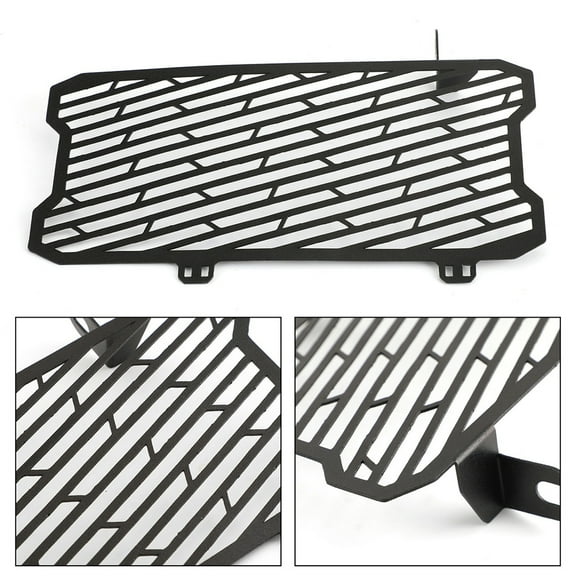 Grille Protection Cover Motorcycle Stainless Steel Radiator Tank Protector Compatible for Yamaha MT-15 MT15 18-21 Models Black