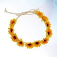 thumbnail image 4 of 1 unidad de cabeza de crisantemo, guirnalda de flores, diadema, lazo para la cabeza para mujeres y niñas, 4 of 6