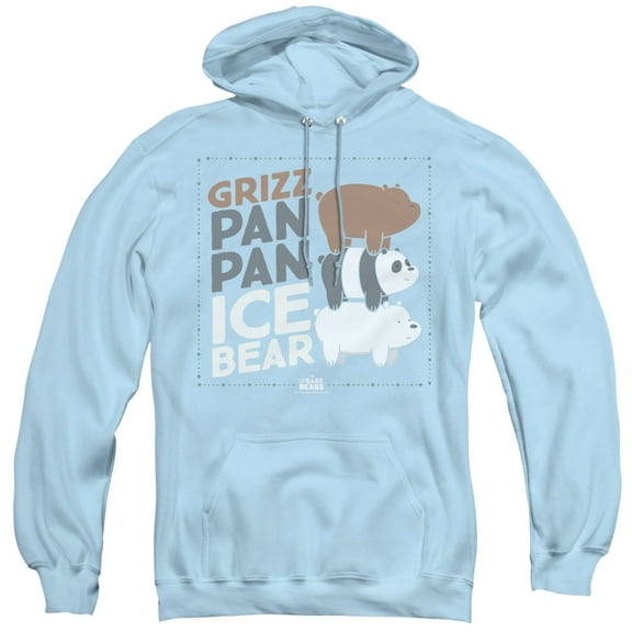 We Bare Bears - Grizz Pan Pan Ice Bear - Pull-Over Hoodie - Small