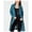 Multicoloured - blue, variant on I-N-C Womens Striped Long Belted Trench Coat, Multicoloured, X-Small