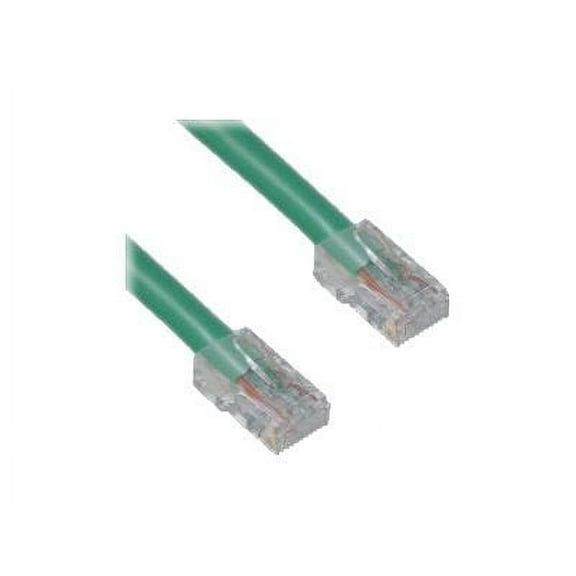 CableWholesale Cat6 500MHz 3-Feet Bootless UTP Cable, Green (10X8-15103)