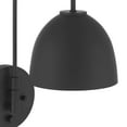 thumbnail image 5 of Hunter - Erling 1-light Matte Black, Medium Size Sconce Light, Dimmable, Modern Style, Sconce Shaped, for Bedrooms, Dining, Living Rooms - 48176, 5 of 10