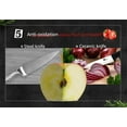 thumbnail image 3 of Ceramic Knife Set 5-Piece Sharp Chef Knives + One Peeler Non Rust White Blade with Sheaths 6-inch Serrated Bread Knife Non Rust Advantage Slicer, 3 of 5