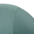 thumbnail image 5 of Contemporary Swivel Glider Chair, Light Blue, 5 of 9
