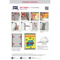 thumbnail image 6 of M&T Displays Opti Snap Poster Frame 22x28 Inch Black 1" Aluminum Profile Front Loading Wall Mounting Photo Picture Document Certificate Sign Holder Mitered Corner Anti Glare Cover, 6 of 6