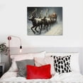 thumbnail image 4 of Nawypu Christmas Wall Art Home Decor Santa Claus with Poster Canvas Print Christmas Tree Pictures Winter Wall Decor Living Room Bathroom Room Aesthetic, 4 of 4