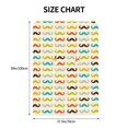 thumbnail image 5 of Sigee Colorful Mustache Print Multi-use Stretchy Baby Car Seat Cover - Nursing Breastfeeding Canopy, Infant Stroller and High Chair Cover, 5 of 9