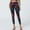 Black-1, variant on Women's Yoga Pants High Waist Neon Artistic Splash Printed Yoga Leggings Tummy Control Stretchy Running Training Gym Pants