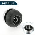 thumbnail image 6 of Unique Bargains Gear Shift Knob 6 Speed Manual Gearbox Stick Shifter Lever Knob for Fiat 500 2007-2018 Plastic, 6 of 6