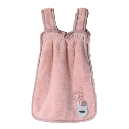 

Lovely Princess dress hand towel coral velvet kitchen thick hand towel