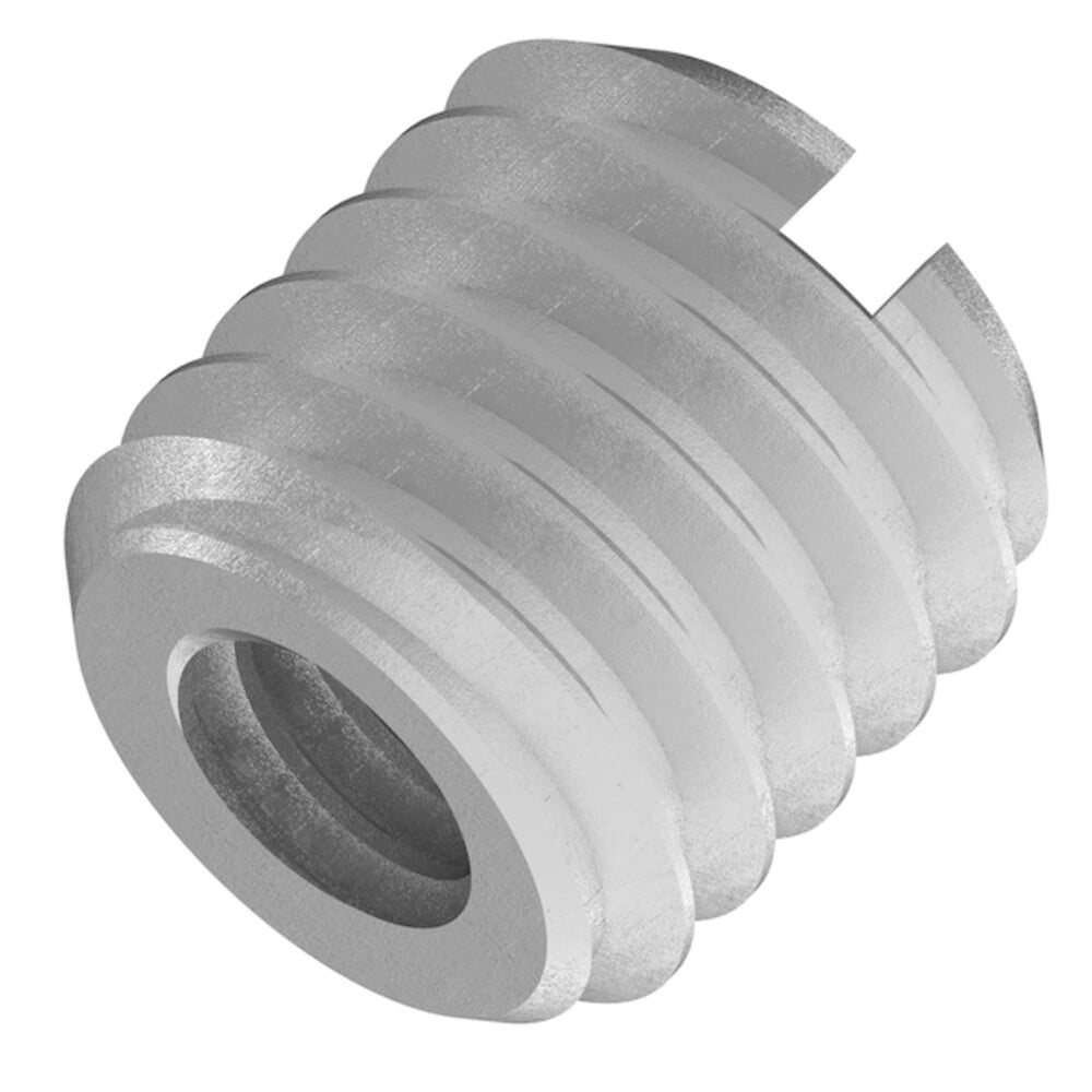 E-Z LOK™ Threaded Insert - Screw Locking - Carbon Steel - 1/4-20 x 7/16-14 (Pack of 10)