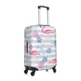 thumbnail image 3 of Disketp Flamingo And Pineapple Elastic Travel Luggage Cover Travel Suitcase Protective Cover For Trunk Case Apply To 18''-32'' Suitcase Cover (Luggage not included)-X-Large, 3 of 9
