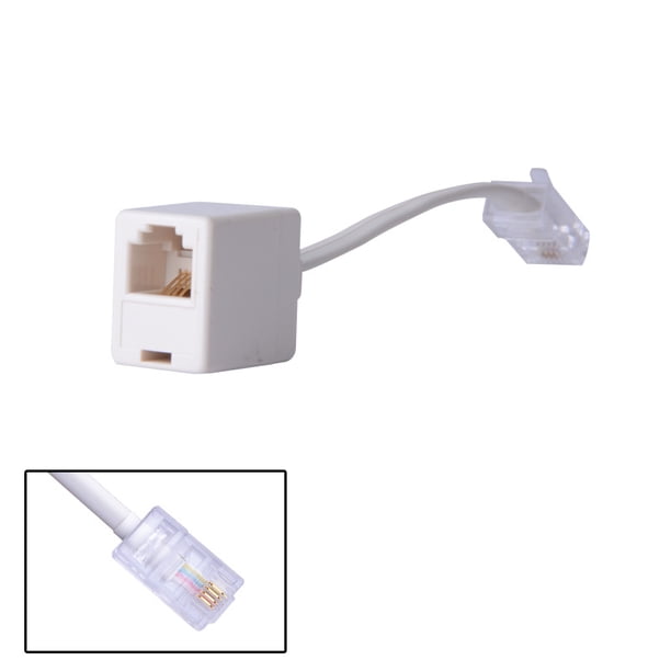Cable Telefono Rj45 Cable de red RJ45 a RJ11 a red de línea telefónica a teléfono Adaptador ...