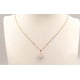thumbnail image 1 of Collar de Corazón MADIOLA Chapa Oro 18K Cuarzo Rosa Aventurina Agata Obsidiana, 1 of 5