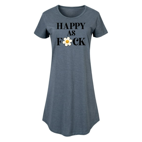 Instant Message - Happy As Fck Daisy - Women's Any Way Dress