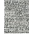 thumbnail image 2 of Well Woven Celeste Sintra Modern Shag Geometric Grey Thick 2'7" x 9'10" Runner Rug, 2 of 7