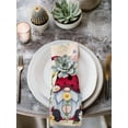 thumbnail image 2 of Farmhouse Gnomes Cloth Napkins Set of 8 Reusable Dinner Napkins, Vintage Pastoral Daisy Floral Country Cocktail Napkin Washable Table Napkins for Wedding/Holiday Party/Baby Shower 20"x20", 2 of 7