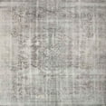 thumbnail image 1 of Ahgly Company Machine Washable Indoor Square Contemporary Pale Silver Gray Area Rugs, 5' Square, 1 of 7