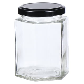 51 oz. Large Hexagon Glass Canister, Clear - 51 oz - Bed Bath & Beyond -  31247450