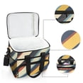 thumbnail image 6 of FORMRS Insulated Cooler Bag 24 Cans Capacity Soft Leakproof Lunch Box with Side Pockets, Retro Colorful Stripes, 6 of 7