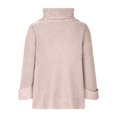 thumbnail image 5 of IROINNID Reduced Womens Sweater Turtleneck Pullover Sweater Solid Color Leisure Mid-Length Long Sleeve Autumn and Winter High Collar Sweater Tops, 5 of 6