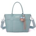 thumbnail image 1 of Nestbag Sky blue Tote Bag, Large Water-Resistant Diaper Bag & Handbag for Travel Work Daily Use, 1 of 1