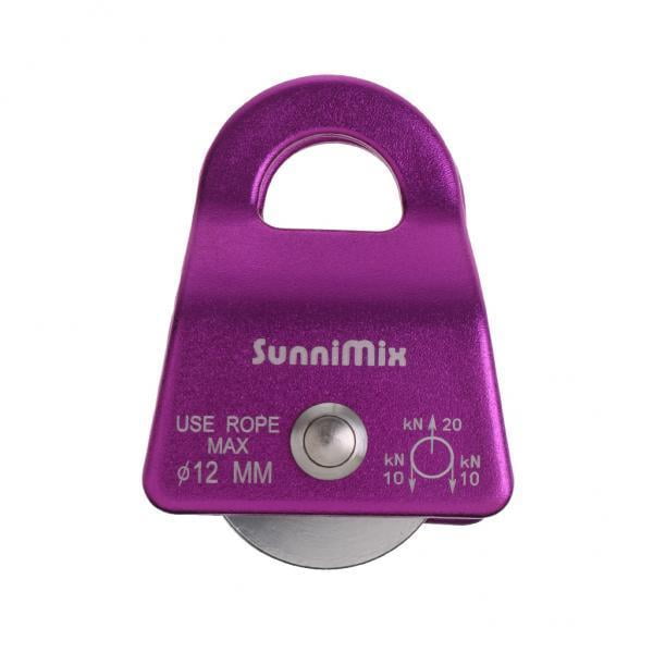 2x Polea Móvil General de 20KN 4500lbs Resistente para Escalada de árboles de Roca Arborist Rigging Rappel Lift - Zulema Polea de escalada