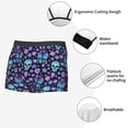 thumbnail image 3 of Kdxio Men's Boxer Briefs with Funny Skull Flower Print - Comfortable and Breathable Underwear for Everyday Wear, 3 of 5