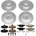 thumbnail image 2 of PowerStop Front and Rear Geomet Coated Brake Rotor and Pad Kit Fits: VOLVO Select Models CRK7498, 2 of 5