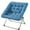 Blue, variant on Tzou Folding Saucer Chair for Adults - No Assembly, 300lb Capacity, Soft Faux Fur Lounge Chair