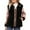 Black, variant on Women's Ethnic Style Long Sleeved Lapel Cardigan With Fleece Zipper Jacket Winter Coats for Women S-2XL
