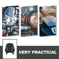 thumbnail image 3 of HONMEET Motorcycle Windscreen Black PC 1Set Wind Resistance Reduction, 3 of 8