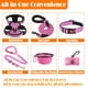 thumbnail image 2 of Set de arnés, collar y correa para perro Lobeve, antitirones, rosa, talla L, 2 of 8