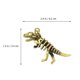 thumbnail image 5 of 1 llavero con colgante de esqueleto de dinosaurio, de latón, para bolso., 5 of 5