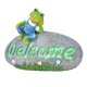 thumbnail image 5 of Frog Bienvenida a la Estatua de la Rana Decoración Del Jardín Luminoso Resina Craftwork Patio Césped Adorno Animal Para Interiores Al Aire Libre, 5 of 7