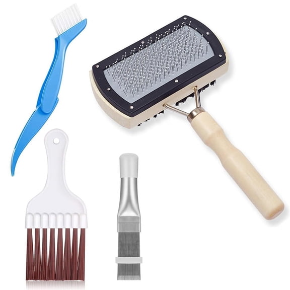 1 * stainless steel air conditioner fin cleaner 1 * air conditioner condenser fin cleaning brush 1 * double-sided air conditioner fin cleaning brush 1 * blue folding brush-As Shown