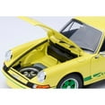 thumbnail image 4 of Porsche 911 Carrera 2.7 RS Light Yellow with Green Stripes and Wheels 1/18 Model Car by Autoart, 4 of 12
