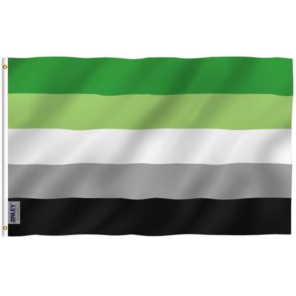 Anley 3x5 Feet Aromantic Pride Flag - Aromantic Pride Flag