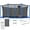 Blue, variant on CITYLE Trampoline 8FT for Kids and Adults 800LBS Weight Capacity, Heavy Duty Outdoor Trampolines with Basketball Hoop and Enclosure Net for Backyard, Birthday Gift