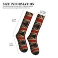 thumbnail image 3 of Compression Socks Women Men Union Jack Flag Knee High Support Circulation Socks for Running Travel, 3 of 8
