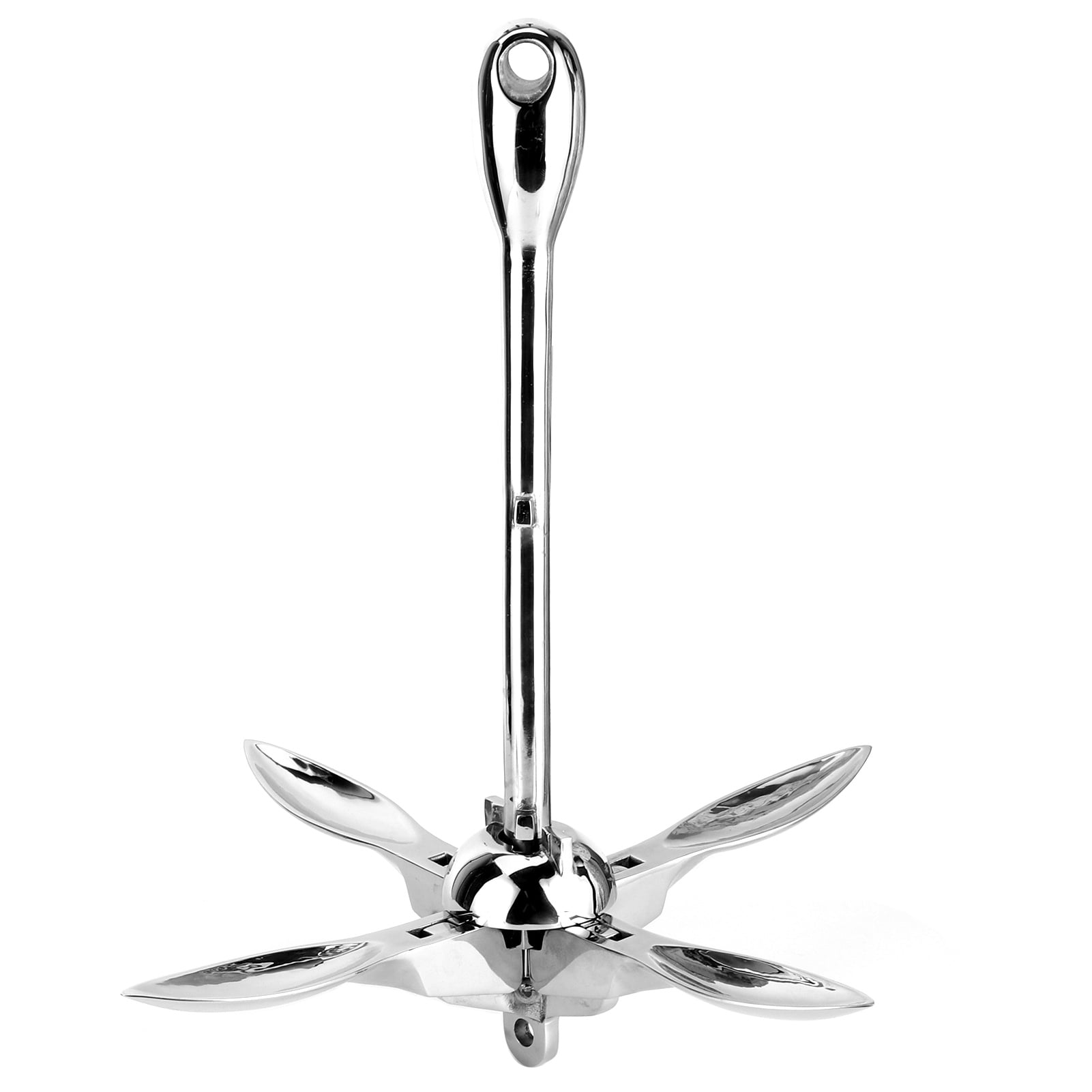 Boat Anchor,Foldable Anchor 316 Stainless Boat Grapnel Stainless Steel Anchor Cutting-Edge Features
