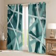 thumbnail image 2 of Castle Fairy Stripes Black Out Curtains,Gradient Lines Curtains Pack of 2 (42x63 Each), 2 of 6