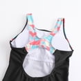 thumbnail image 5 of Shadoumai One Piece Swimsuit for Girls 9-10 Trim Wrap Tie Back Tankini Quick Drying Tropical Print Bathing Suits for Girls Swimwear Set Girl Cutout Adjustable Straps, 5 of 8