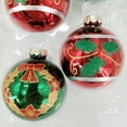 thumbnail image 5 of Holiday Time Dia 65mm 4Ct Wreath Glass Ornament, 5 of 5