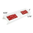 thumbnail image 4 of Storage Theory Food Pouch Slider Organizer for Kitchen Pantry, Cabinet and Refrigerator - Peel and Stick Storage for Applesauce, Yogurt, Baby Food Pouches - 6 pk, 4 of 8