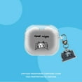 thumbnail image 2 of Compatible with Samsung Galaxy Buds 3 & Galaxy Buds 3 Pro, Clear Case with Keychain, Cute Animal Pattern Design TPU Headphone Accessories, for Men Women (cat), 2 of 6