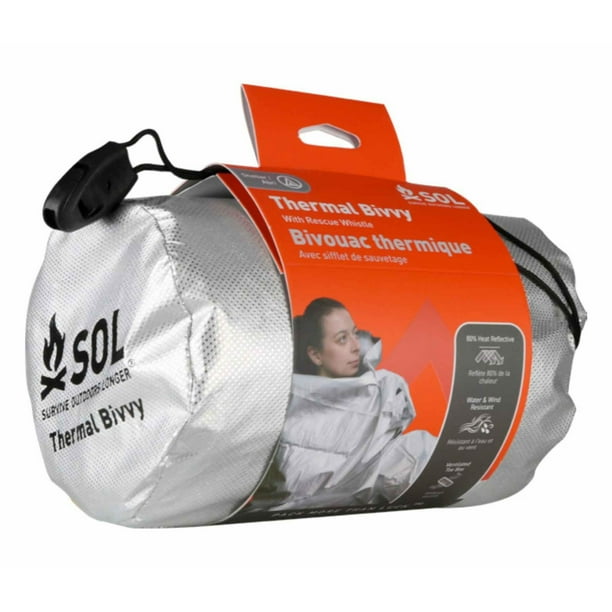 Manta Térmica S.O.L. Bivvy Impermeable que Refleja el 80% del Calor