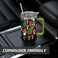 thumbnail image 7 of 40 Oz Mushroom Forest Tumbler with Handle and Straw,Double Wall Vacuum Reusable Stainless Steel Water Bottle Leak Proof Insulated Travel Mug Iced Coffee Cup, for Iced or Cold Beverages, 7 of 7